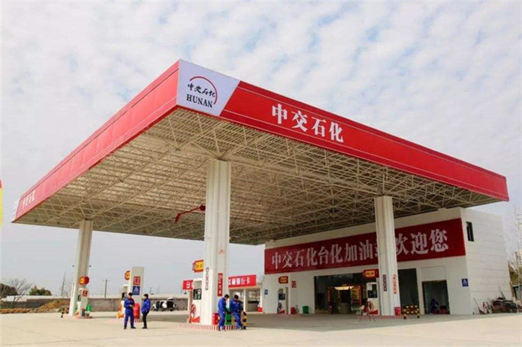 邳州加油站钢结构网架案例6